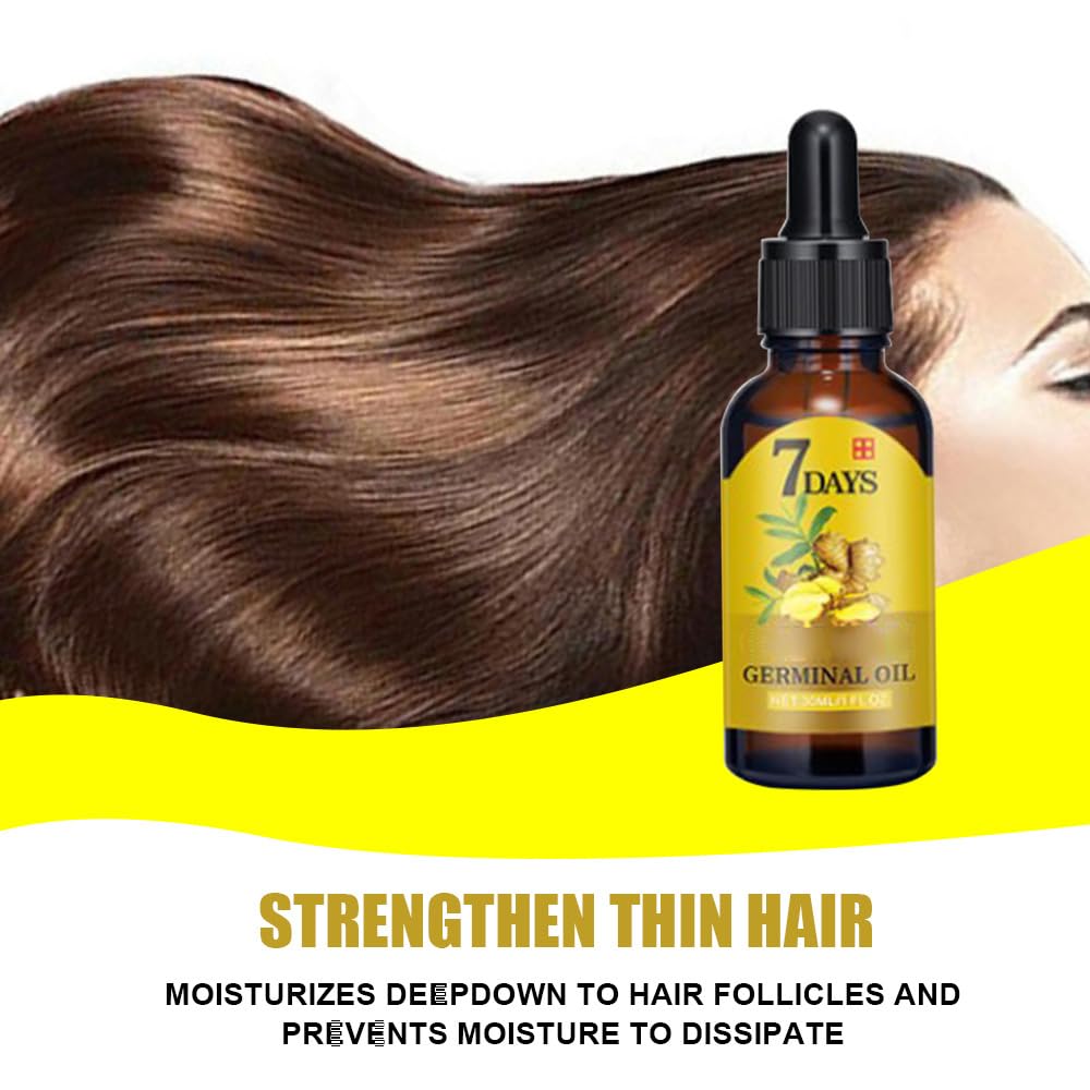 BRAND NEW ~ NWT ~ Set/2 Ginger Hair Growth Oil Hair Thickness Scalp Treatment