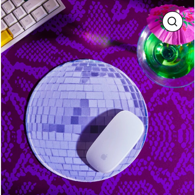 BRAND NEW ~ Disco Ball Computer Laptop Mouse Pad ~ 8.26"