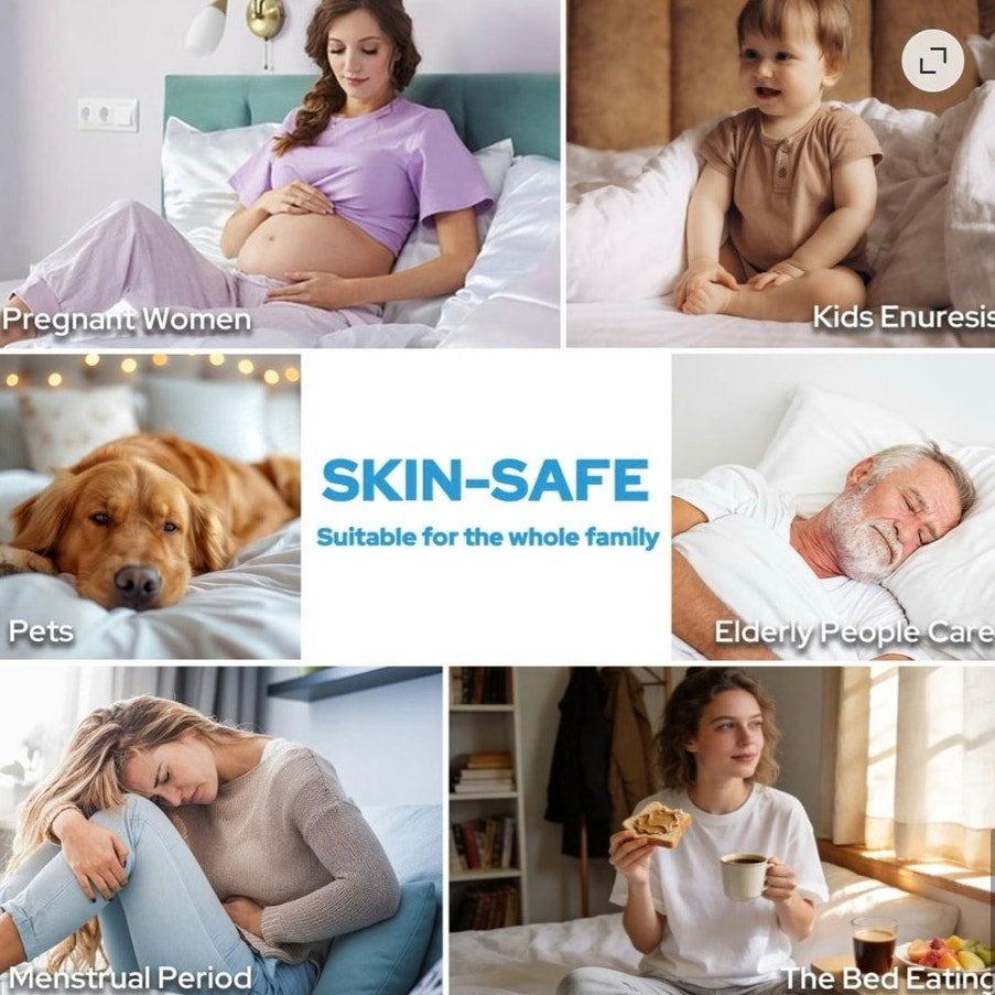 BRAND NEW ~ Gray QUEEN SIZE Waterproof Breathable Mattress Protector Soft Cover