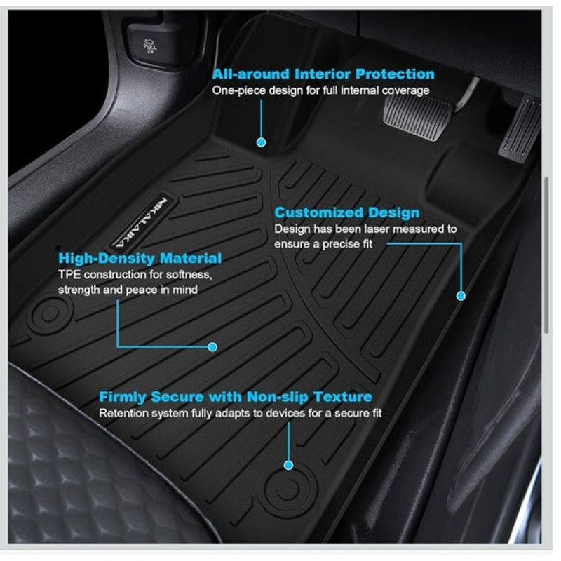 BRAND NEW ~ NIKALAIKA Floor Mats & Cargo Liner 2024 2025 Kia EV9 All Weather NWT