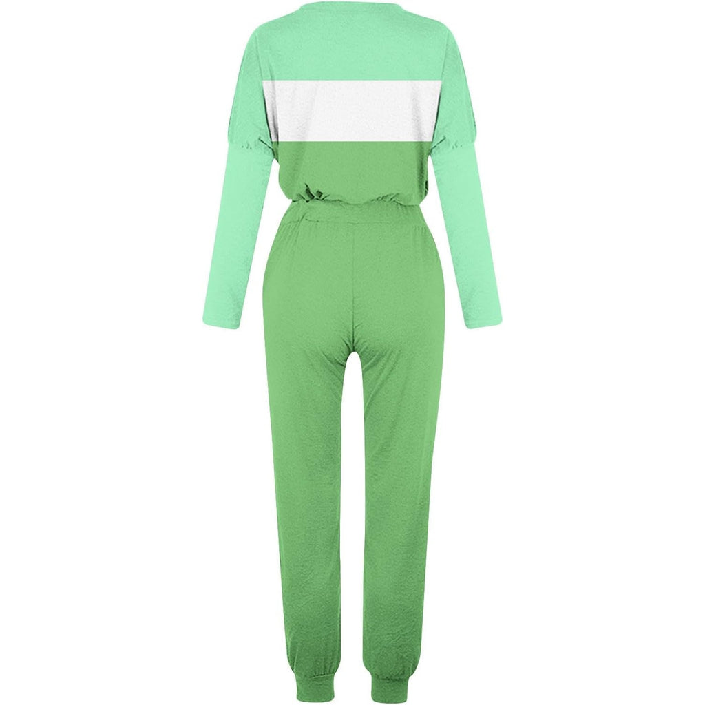 NWT ~ Women's 2pc Lime Green & White Loungewear Activewear Spring Outfit ~ LARGE