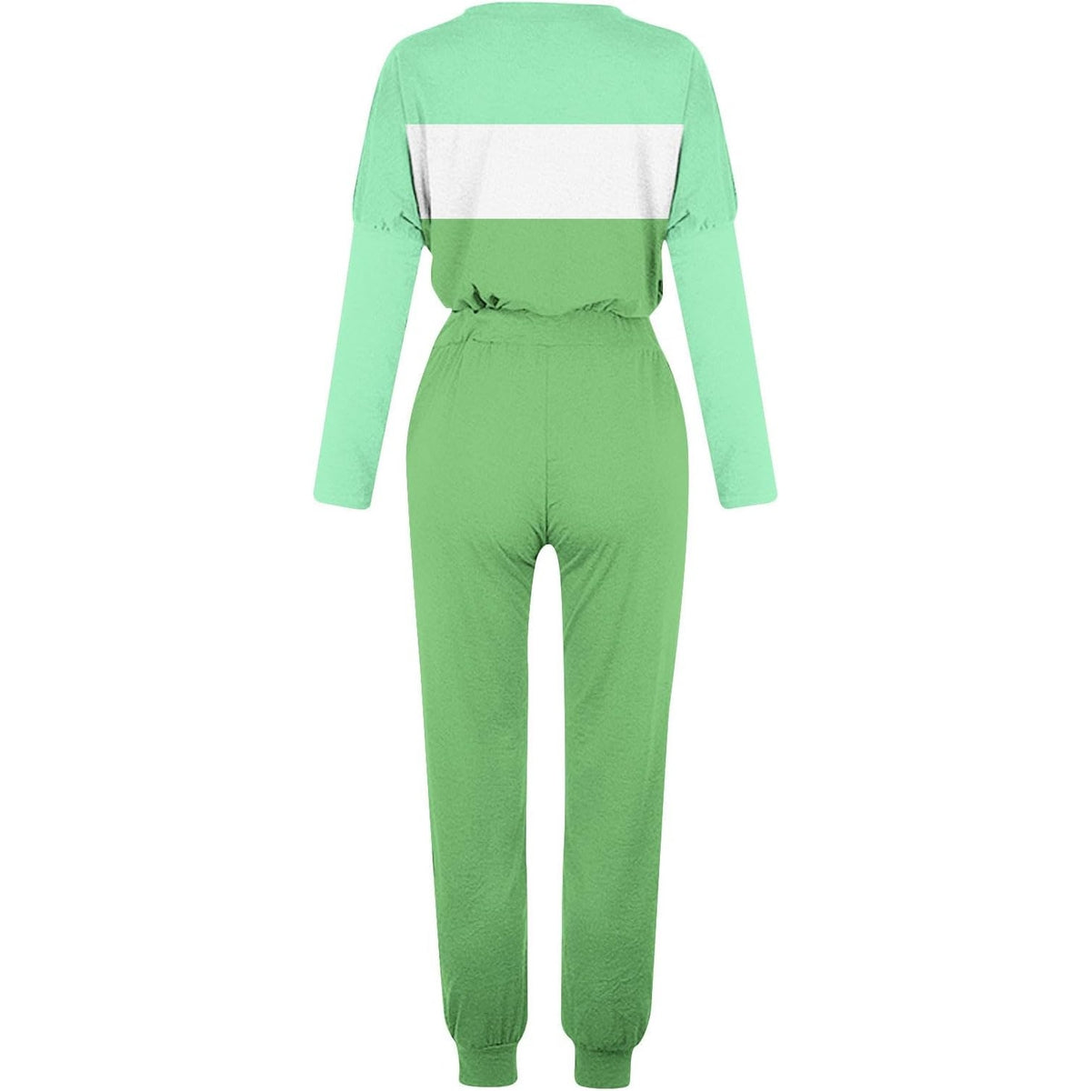 NWT ~ Women's 2pc Lime Green & White Loungewear Activewear Spring Outfit ~ LARGE