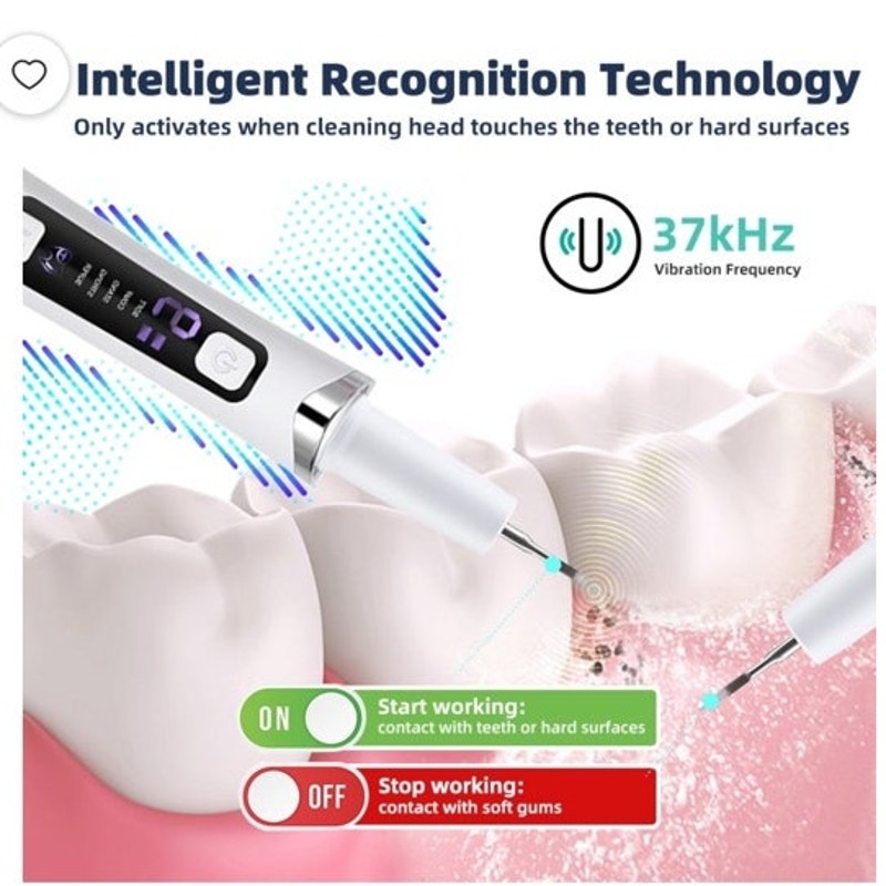 BRAND NEW ~ 5 Mode Plaque Remover for Teeth Tooth Brushing Kit Dental Tools