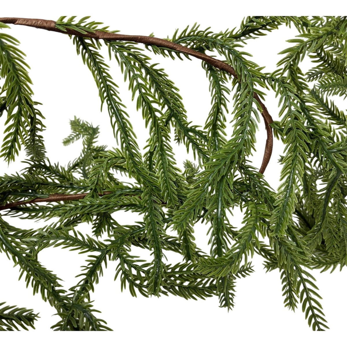 BRAND NEW ~ Thick Realistic Christmas Holiday Greenery Winter Fir Garland ~ 8ft