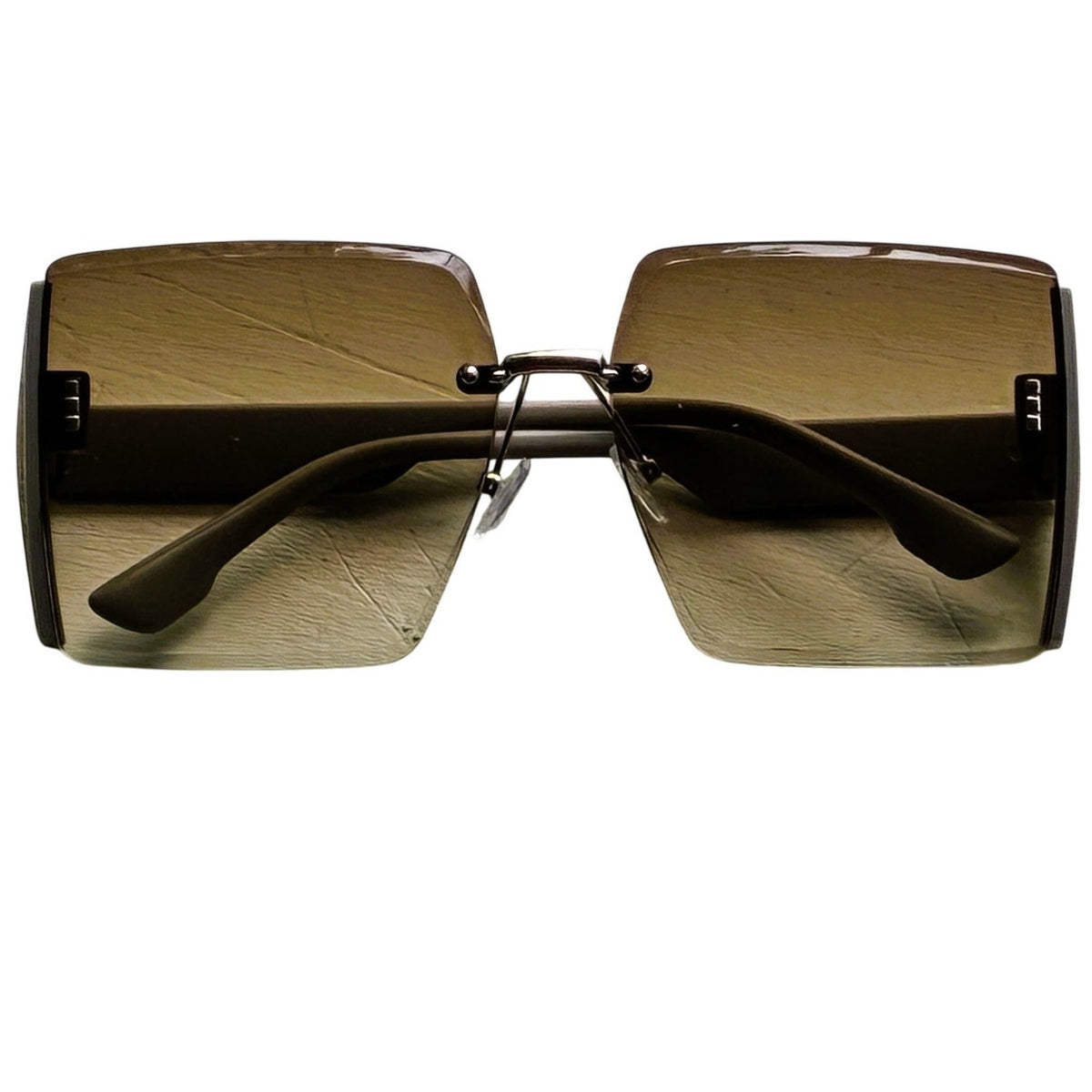 BRAND NEW ~ NWT ~ Women's Large Retro 70's Brown Shade Summer Beach Sunglasses