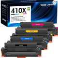 BRAND NEW ~ 4 Colorich 410X Toner Cartridges HP Black, Cyan, Magenta and Yellow