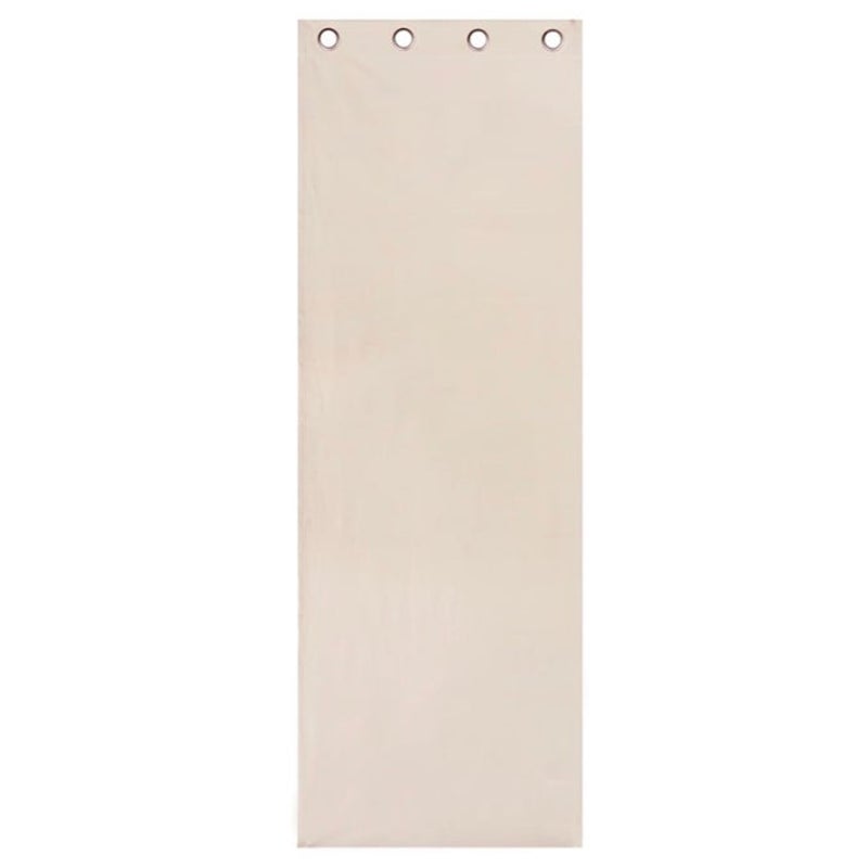 BRAND NEW ~ Beige Solid Blackout Grommet Single Curtain Panel ~ 30" x 84"