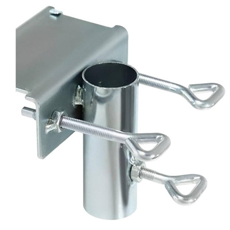 BRAND NEW ~ Patio Sun Umbrella Stank Clip Adjustable Balcony Deck Holder White Hook