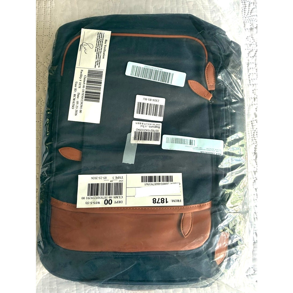 BRAND NEW ~ Blue 40L Waterproof Anti-Theft Travel Backpack & Packing Cubes etc.