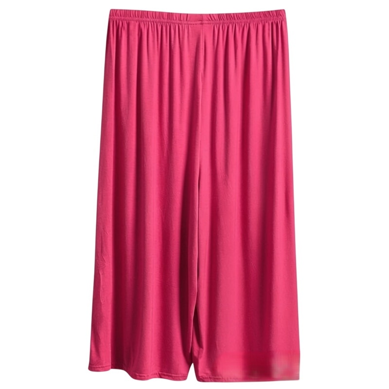 NWT ~ Women's Set/2 Teal Green & Rosy Pink Stretchy Knit Summer Capri Pants XL