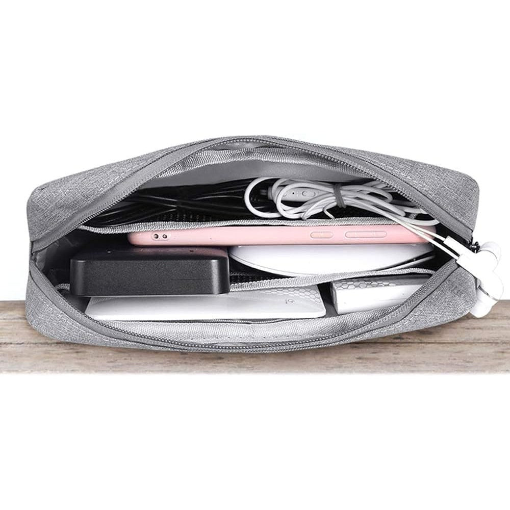 BRAND NEW ~ Set/2 Gray Universal Electronics Accessories Soft Carrying Case Bag