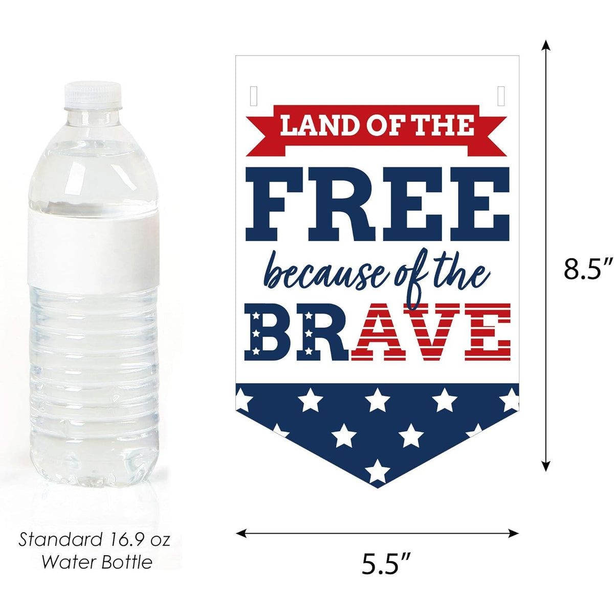 BRAND NEW ~ Happy Veterans Day Patriotic Bunting Banner Party Decoration