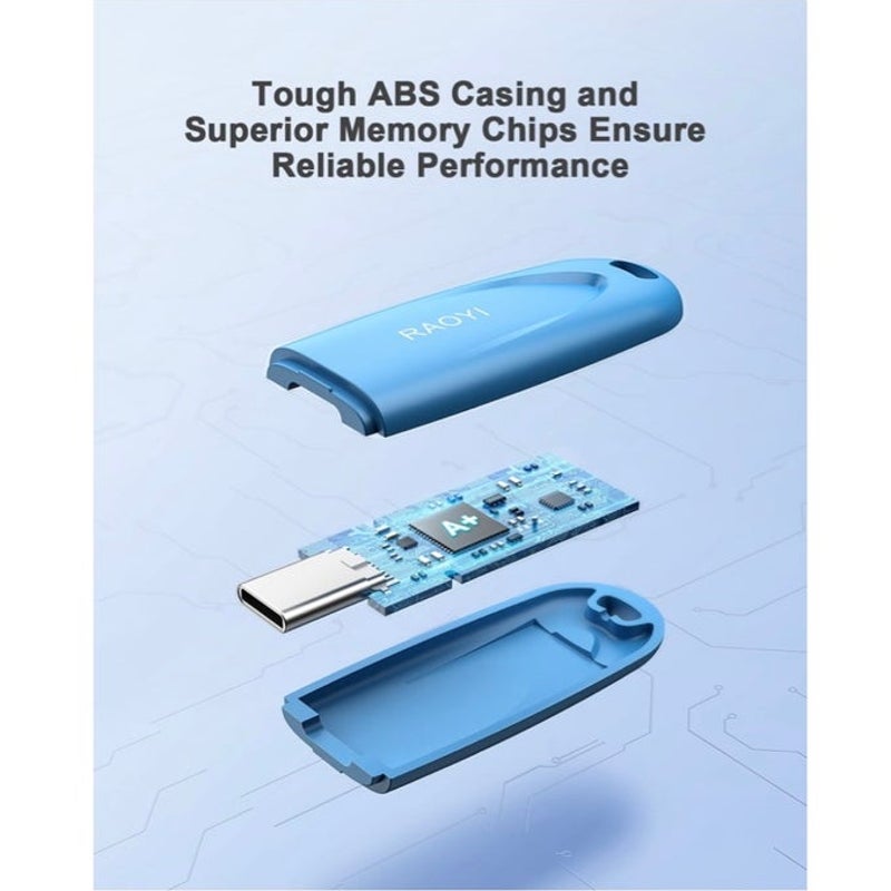 BRAND NEW ~ 64GB USB-C 3.1 Flash Drive, Read Speed up to 150MB/s