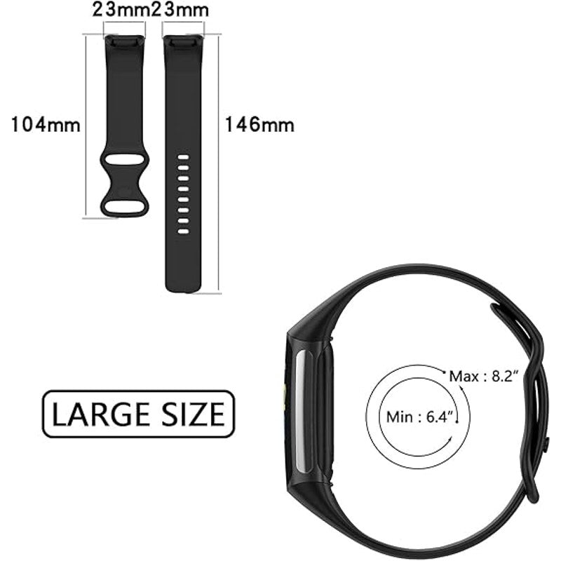 NWT ~ Purple Silicone Fitbit Compatible Watch Band Wristband Bracelet