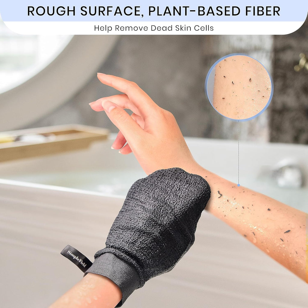 BRAND NEW ~ Set/4 Korean Deep Exfoliating Mitt Gloves ~ Remove Dead Skin