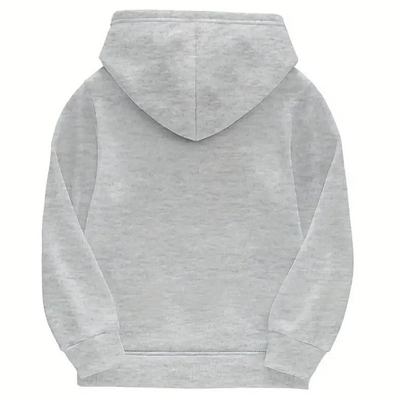 NWT ~ Gray & Blue "Eternal Life" Stars Hoodie Hooded Sweatshirt ~ Youth 11-12 yr
