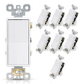 BRAND NEW ~ Set/8 ELEGRP 4-Way Decorative Light Switch 15A 120/277V Self Ground