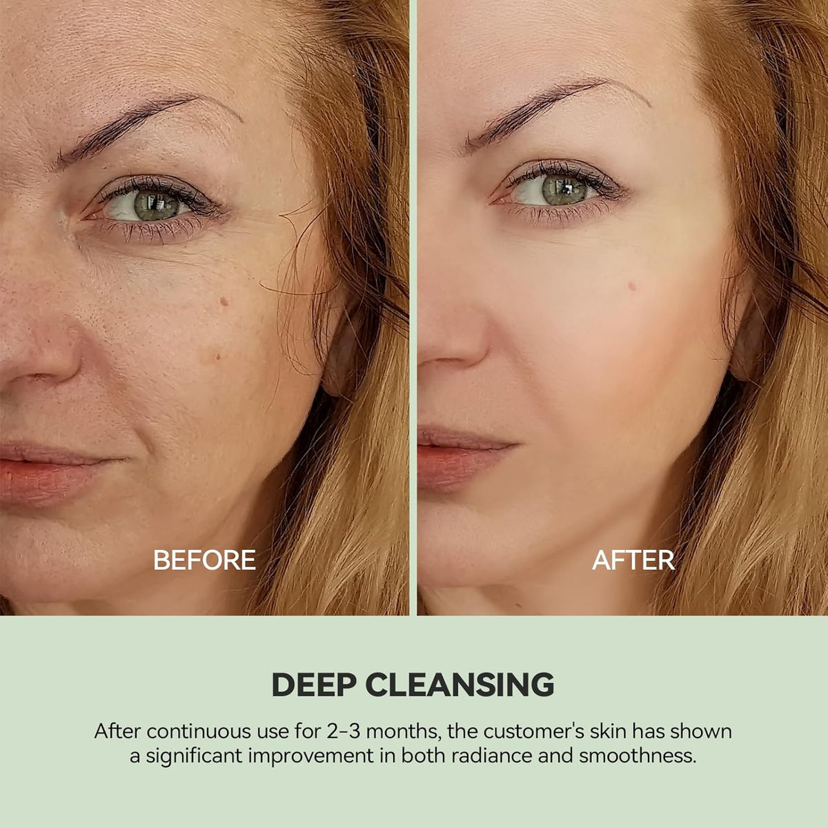 BRAND NEW ~ Duo Cleansing Clay Face Mask Deep Pore Cleanser with Hyaluronic Acid
