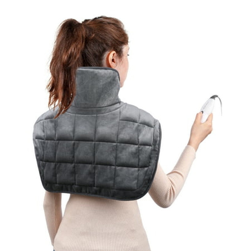 BRAND NEW ~ Weighted Electric Heating Pad Neck & Shoulders 4 Heat Levels 22 X 19