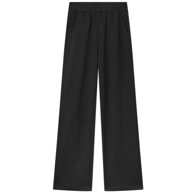 NWT ~ Women's Black Wide Leg High Waisted Casual Pants with Pockets ~ Size XL