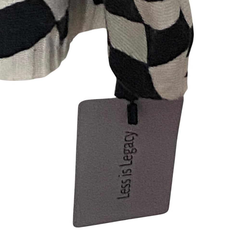 NWT ~ Oversized Abstract Checked Walk City Art Deco Woman Sweater ~ OneSize