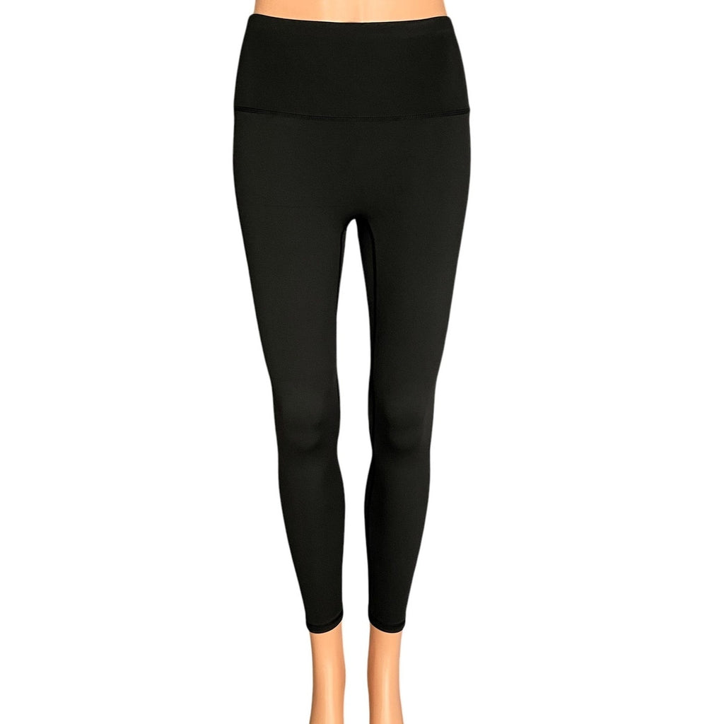 NWT ~ Black Activewear Workout Yoga Exercise Leggings ~ Women's Size LARGE