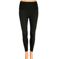 NWT ~ Black Activewear Workout Yoga Exercise Leggings ~ Women's Size LARGE
