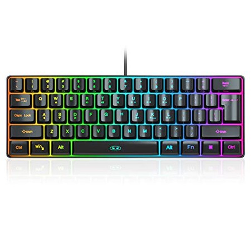 BRAND NEW ~ RGB Backlight Small Adjustable Gaming Keyboard 11.5" x 4.02" x 1.6"
