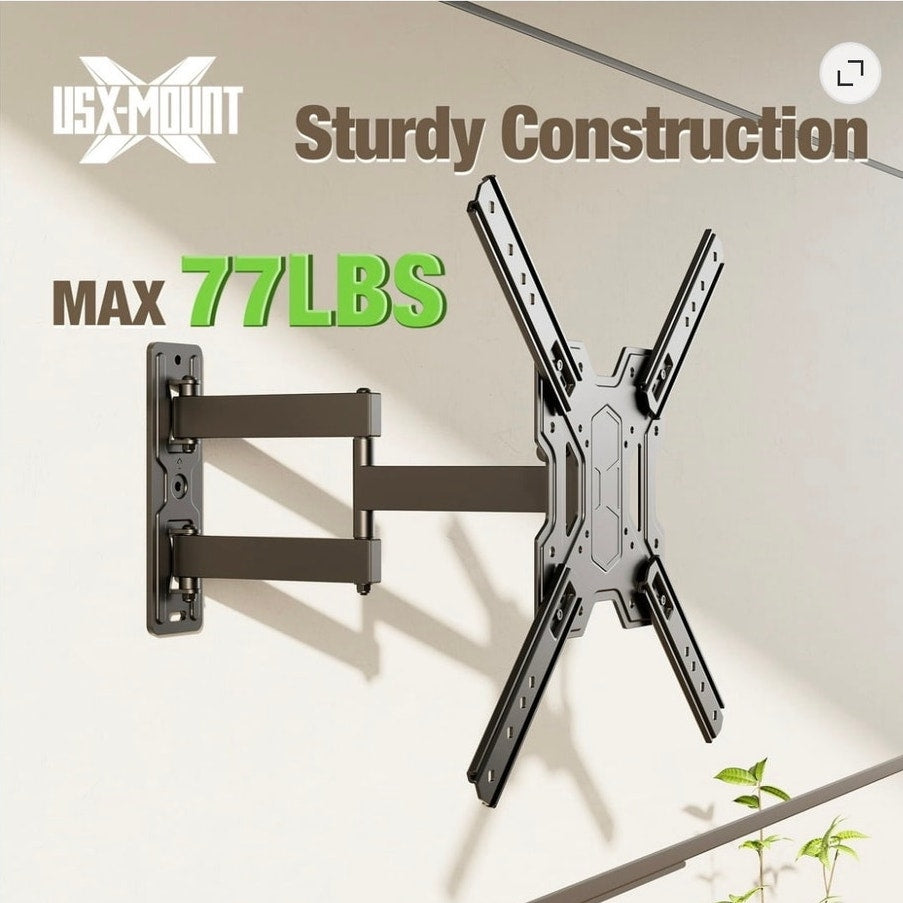 BRAND NEW ~ Full Motion Swivel Arm TV Wall Mount Holds 23" - 65" TVs & 77lbs