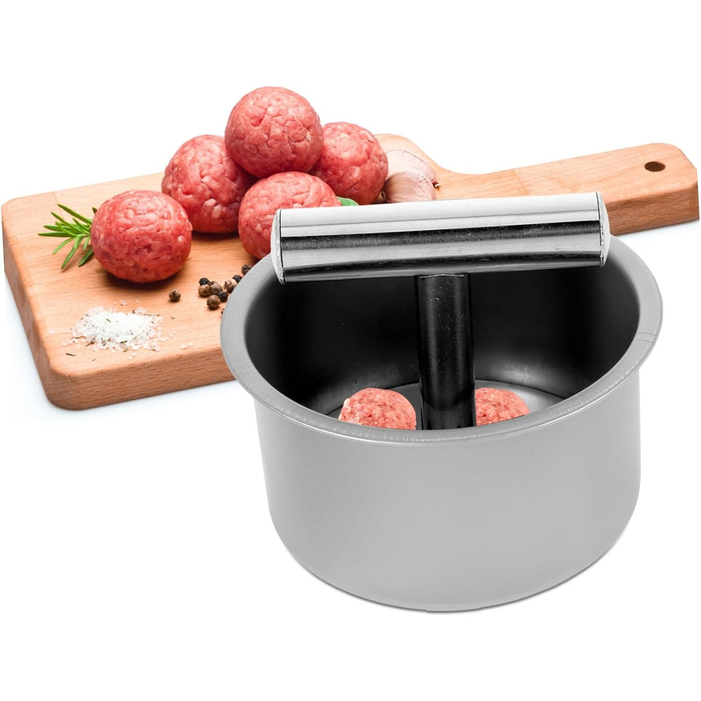 BRAND NEW ~ 6hole Stainless Steel Meatball Maker Manual Shaping Gadget