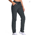 NWT ~ Women's Dark Gray UPF 50+ Quick Dry Breathable Hiking Cargo Pants ~ MEDIUM