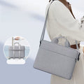 BRAND NEW ~ Gray Padded Laptop Case Briefcase Messenger Bag ~ 16" x 11 1/4"