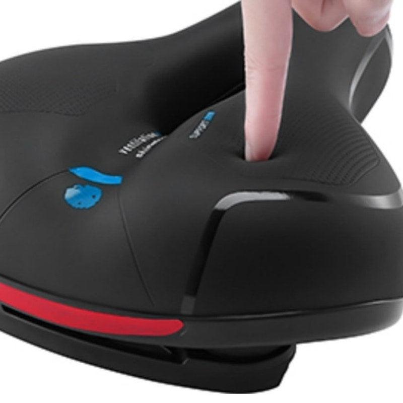 BRAND NEW Black Bicycle Memory Foam Cushion Shock Absorbing Waterproof Bike Seat