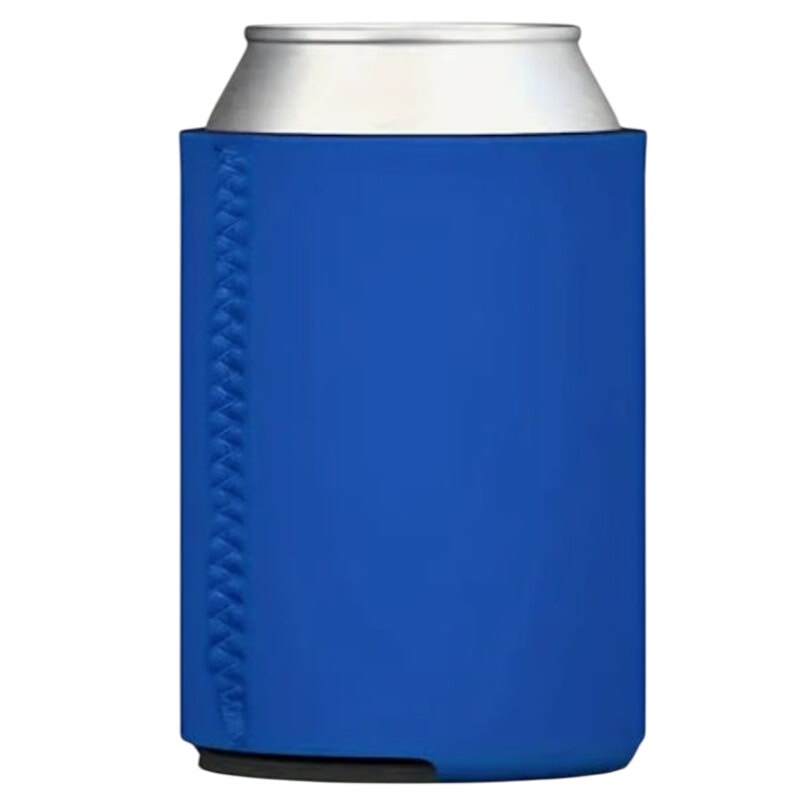 BRAND NEW ~ 12 Bright Royal BLUE Can Bottle Coolers Insulated Reusable Koozies