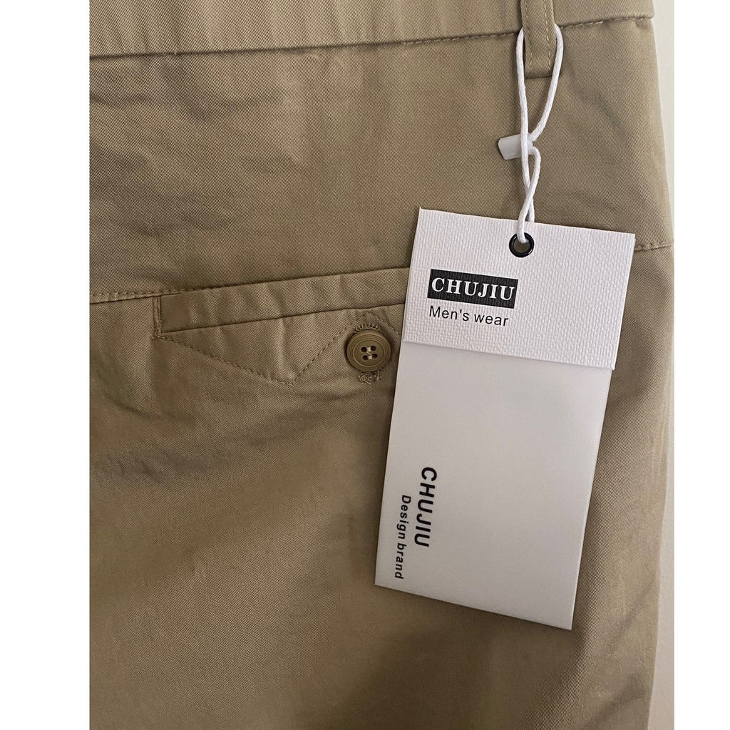 NWT ~ Men's Tan Khaki Cotton Casual Dress Pants ~ 34