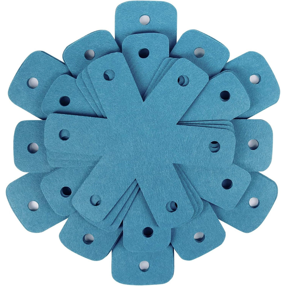 BRAND NEW ~ Set/12 Assorted Sizes Cyan Blue Pot & Pan Moving Storing Protectors