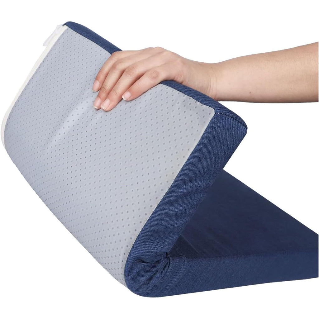 BRAND NEW ~ Blue Waterproof Square Outdoor Chair Bench Stool Cushion ~ 18 x 18