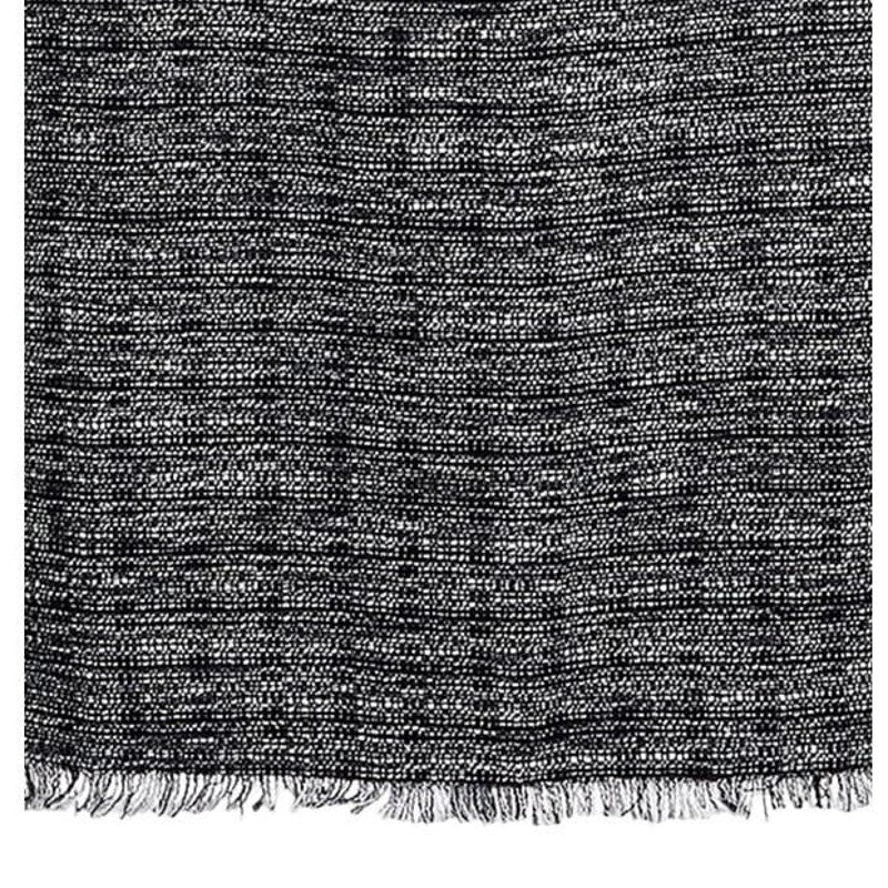 NWT ~ J.CREW Black Tweed Fringe Sheath Sleeveless Dress ~ Womens Size 4
