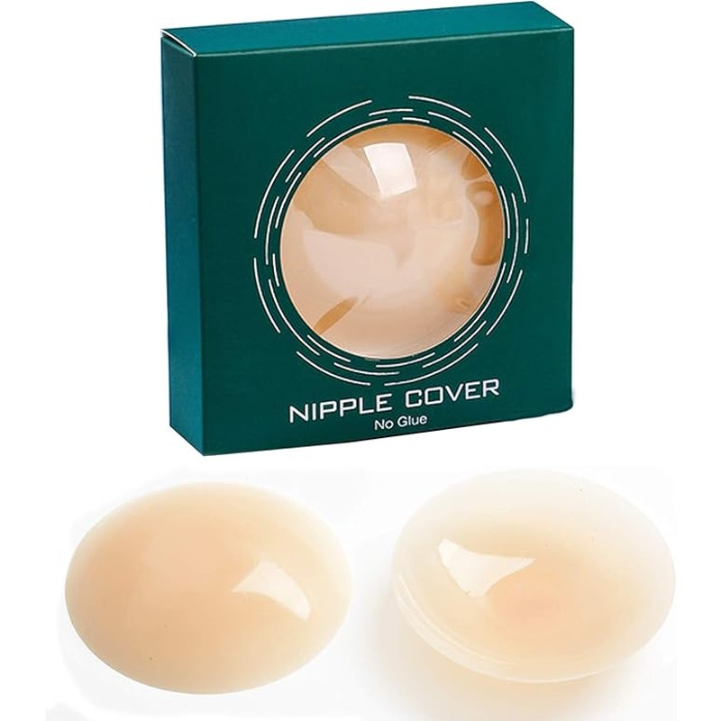 NWT ~ Invisible Adhesive Free Nipple Covers Reusable Ultra Thin Breast Pasties