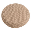 BRAND NEW ~ Set/4 Tan Round Barstool Stool Chair Covers with Elastic Fits 12-14"