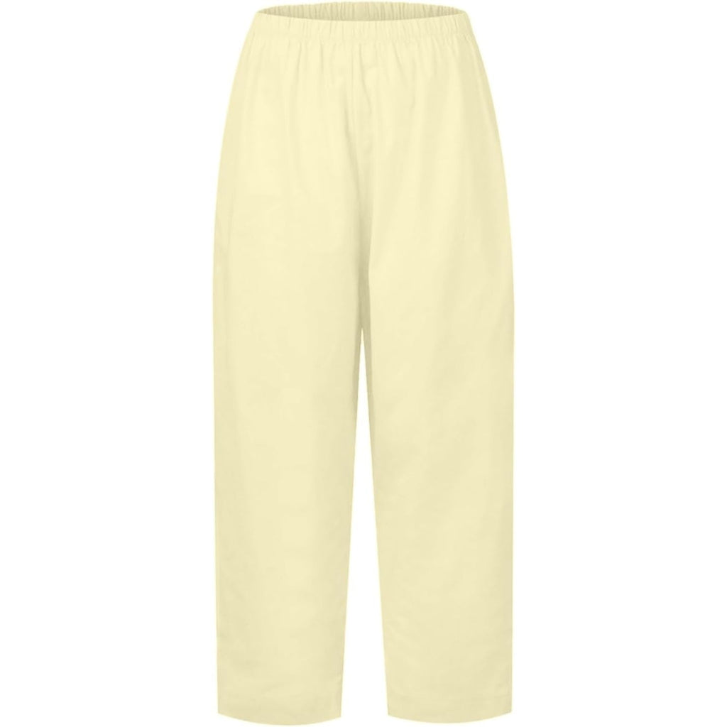 NWT ~ Women's Plus Size Buttercream Yellow Casual Summer Pants ~ 5X / 2X