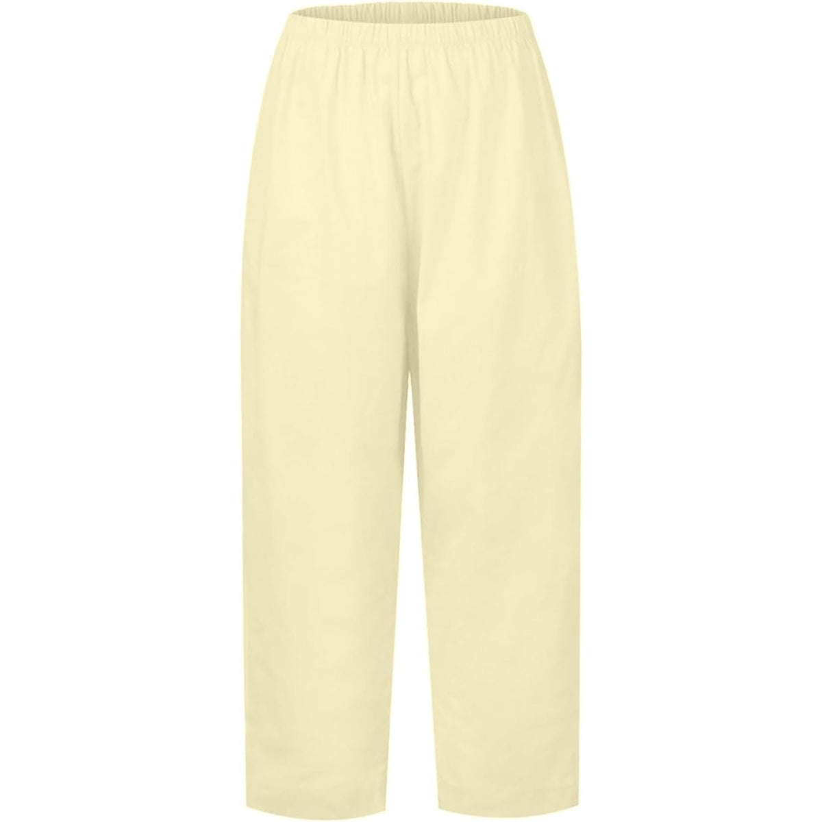 NWT ~ Women's Plus Size Buttercream Yellow Casual Summer Pants ~ 5X / 2X