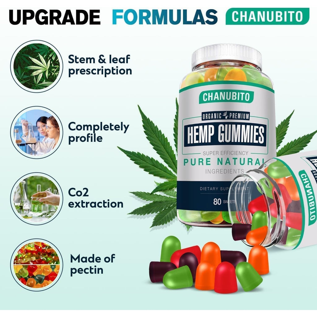 BRAND NEW ~ NWT ~ 100% Natural Organic Hemp Gummies Gummies ~ Sleep & Anxiety