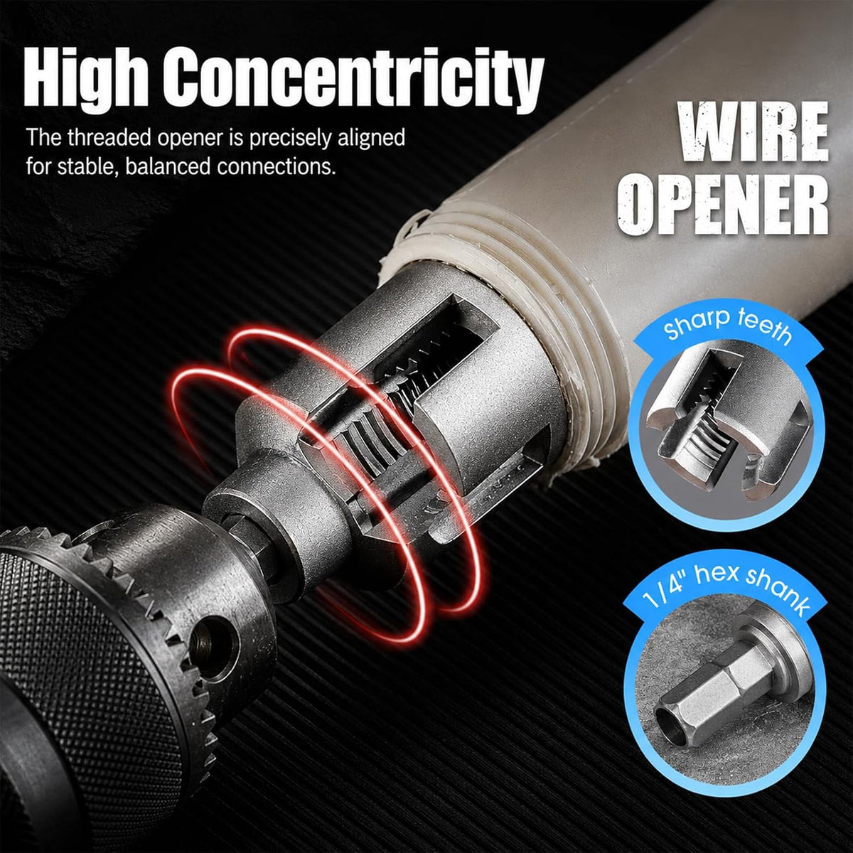 BRAND NEW ~ Internal & External Pipe Threading Cutting Tool (1/2'' 3/4'' Dies)