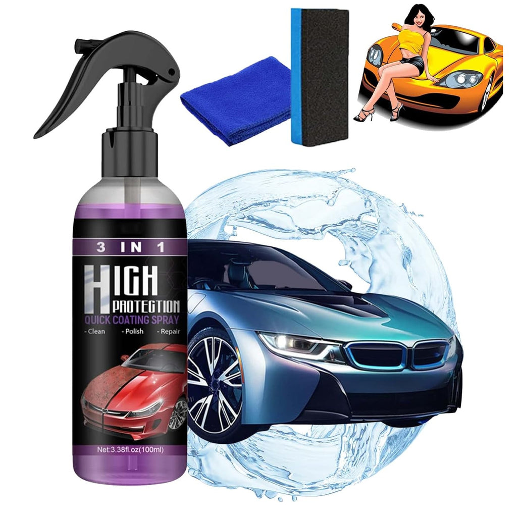 NWT ~ 3 in 1 High Protection Quick Wax Car Coating Spray