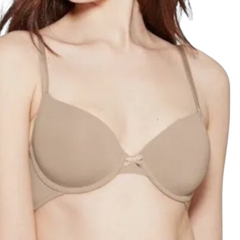 NWT ~ Auden Beige Nude Underwire "The Everyday" Bra ~ Women's Size 38C