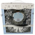 NWT ~ 12" Silver Build Your Own Christmas Wreath Kit ~ Garland Ribbon etc..