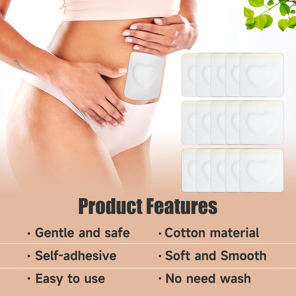 BRAND NEW ~ 30Pcs Disposable Castor Oil Adhesive Pack Wrap Belly Button Patches