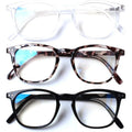 BRAND NEW ~ 3 Pairs Blue Light Blocking Anti UV Ray Filter Reading Glasses  1.00