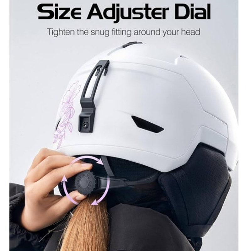 BRAND NEW ~ Odoland Elegant Lily Ski Snowboard Helmet ~ Unisex Small